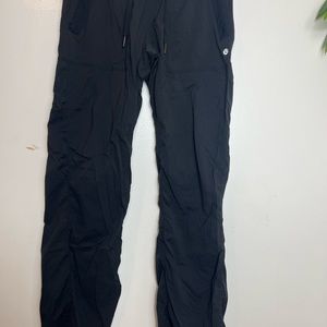 Lululemon Dance Studio Pants Womens Size 6 Black Performance Yoga Athleisure